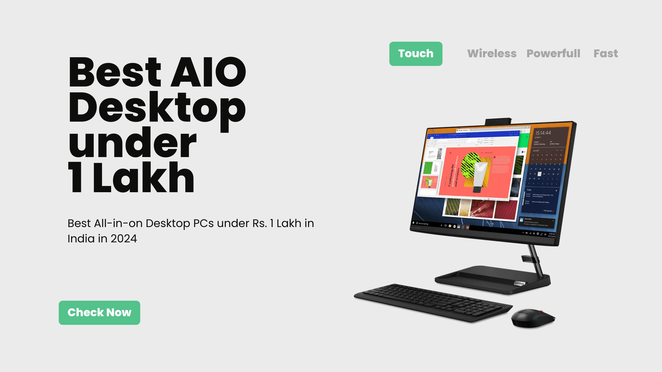 Finding the Best All-in-One Desktop PC Under 1 Lakh in India in 2024